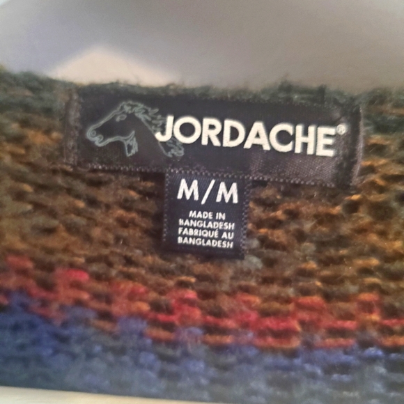 Jordache Crochet Cardigan with Hood Medium - Picture 2 of 5